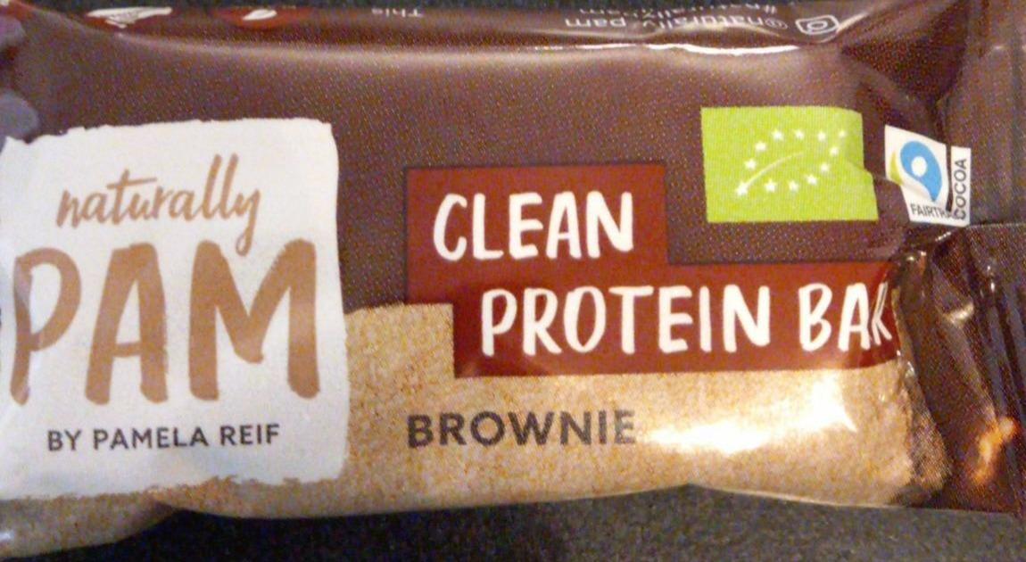 Fotografie - clean protein bar Brownie Naturally Pam