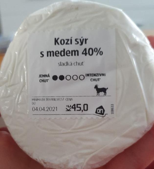 Fotografie - Kozí sýr s medem 40% AH