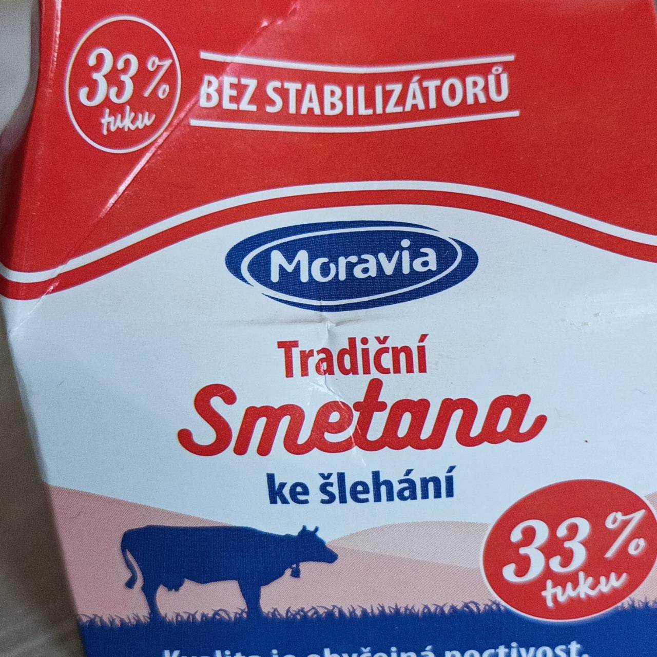 Fotografie - Tradiční smetana ke šlehání 33% Moravia
