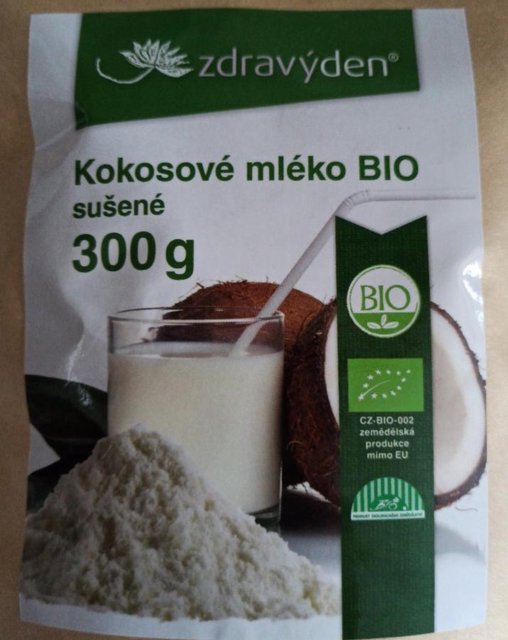 Fotografie - Kokosové mléko BIO sušené Zdravý den