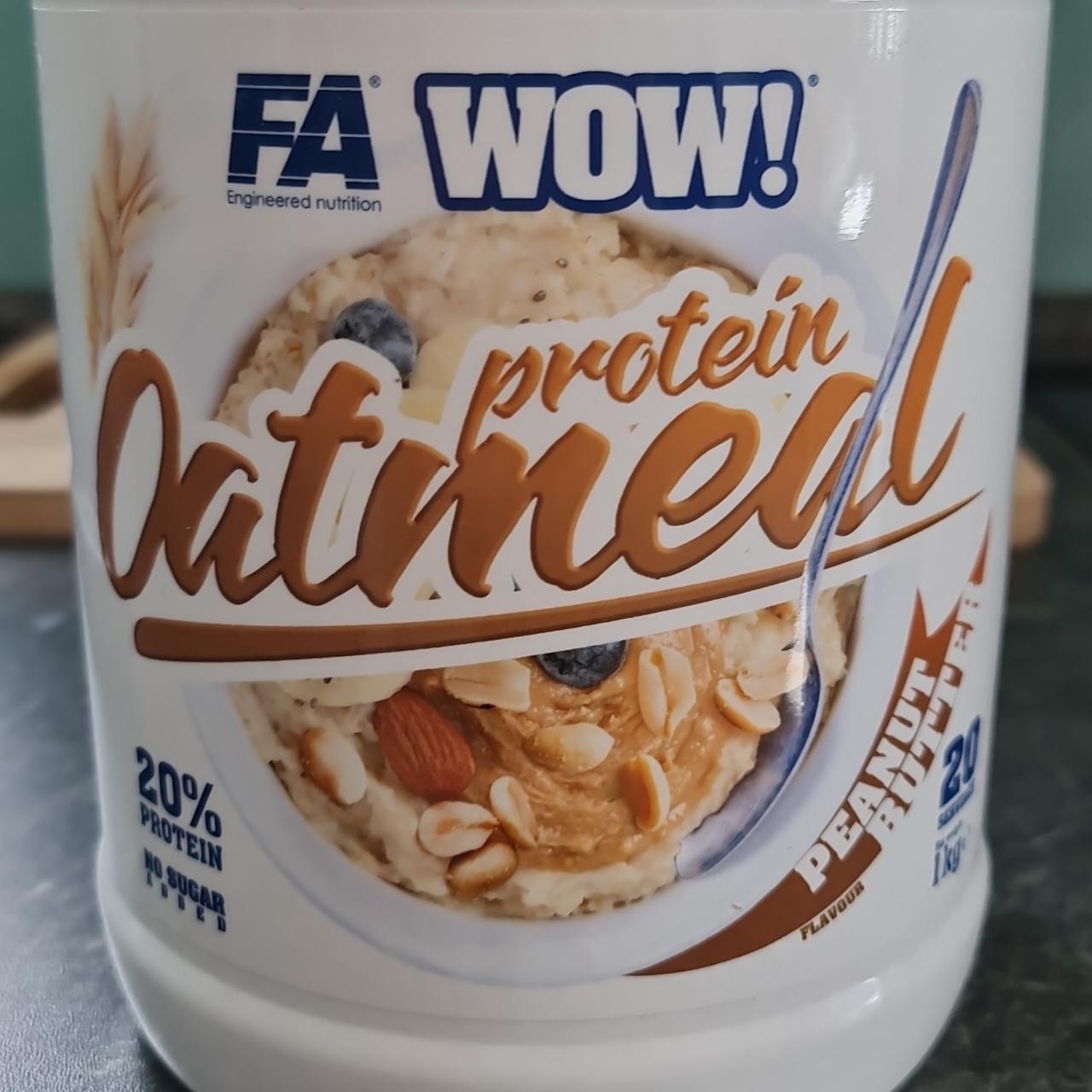 Fotografie - Protein oatmeal Peanut Butter FA engineered nutrition