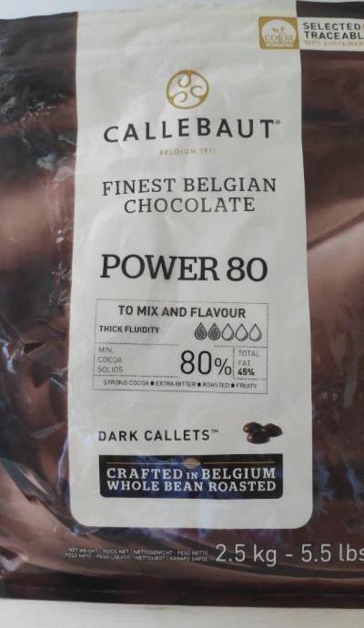 Fotografie - Finest Belgian Chocolate Power 80 Callebaut