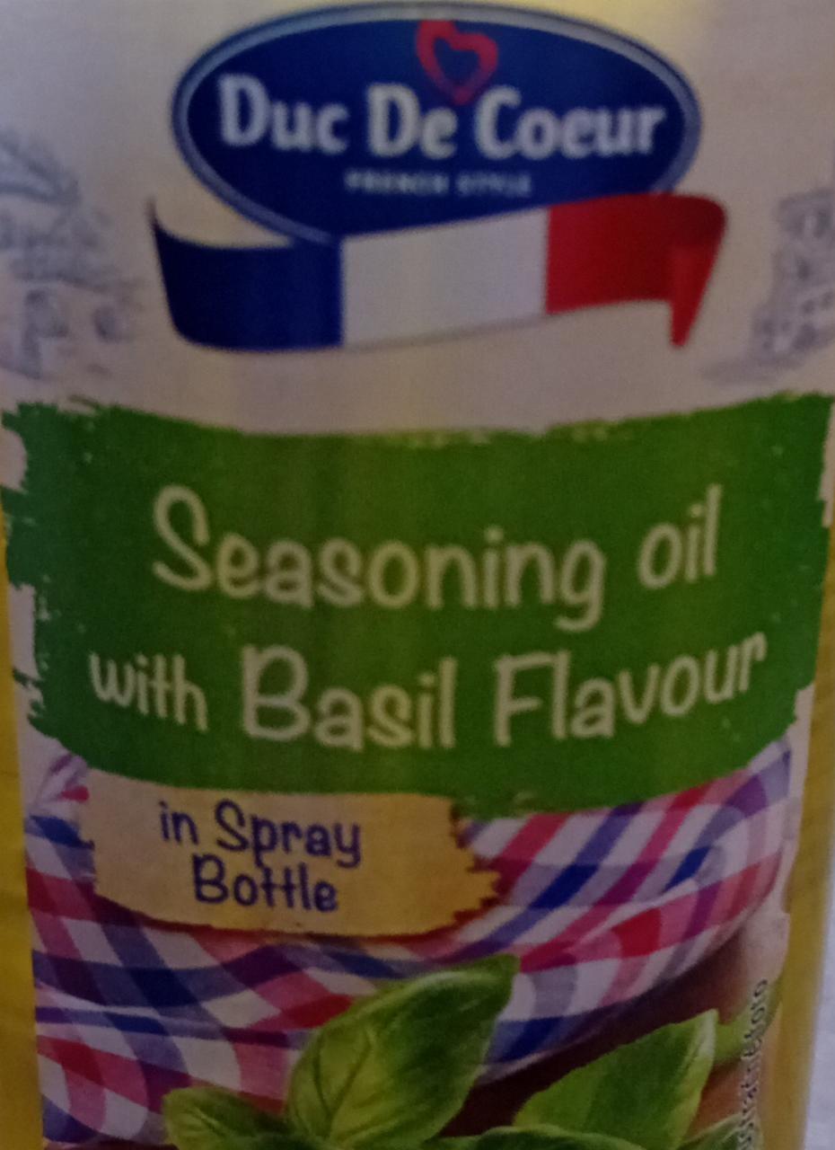 Fotografie - Seasoning oil with Basil Flavour Duc De Coeur