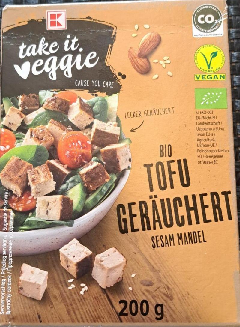 Fotografie - Bio tofu geräuchert sesam mandel K-take it veggie