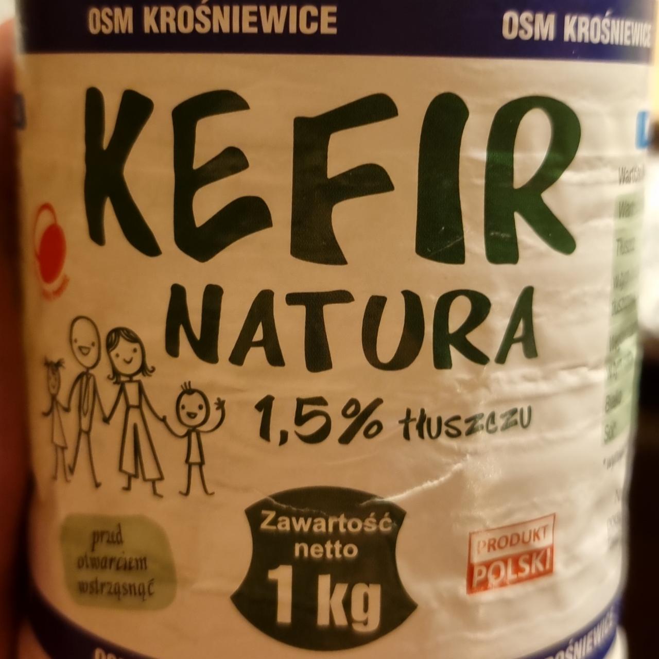 Fotografie - Kefir natura 1,5% Osm Krośniewice