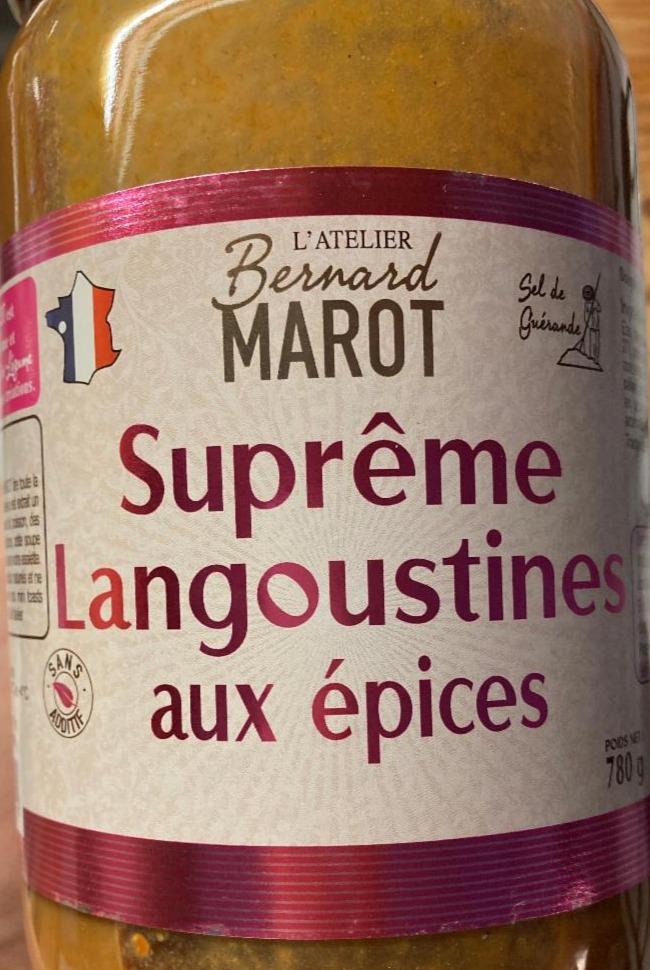 Fotografie - Suprême Langoustines aux épices l'Atelier Bernard Marot