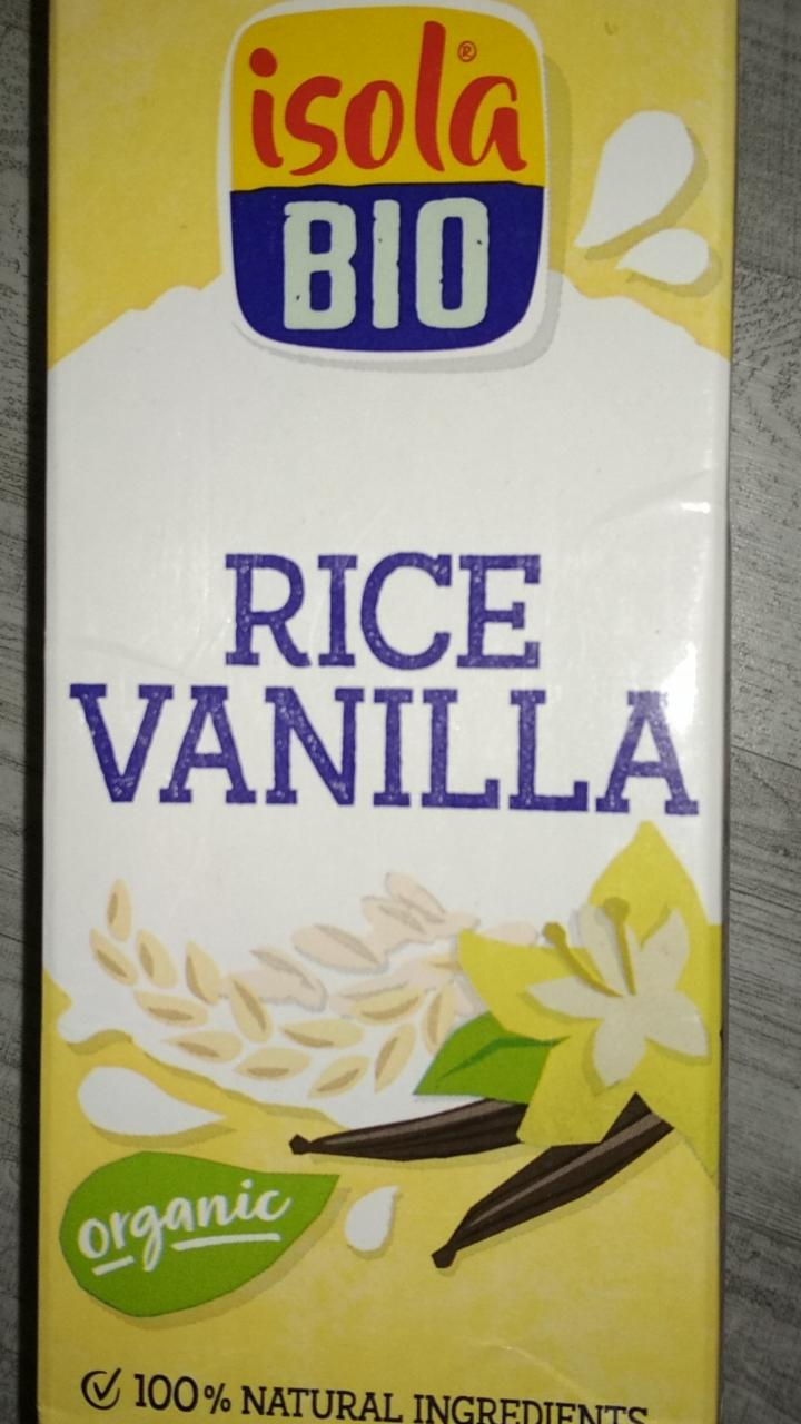 Fotografie - Organic Rice Vanilla Isola Bio
