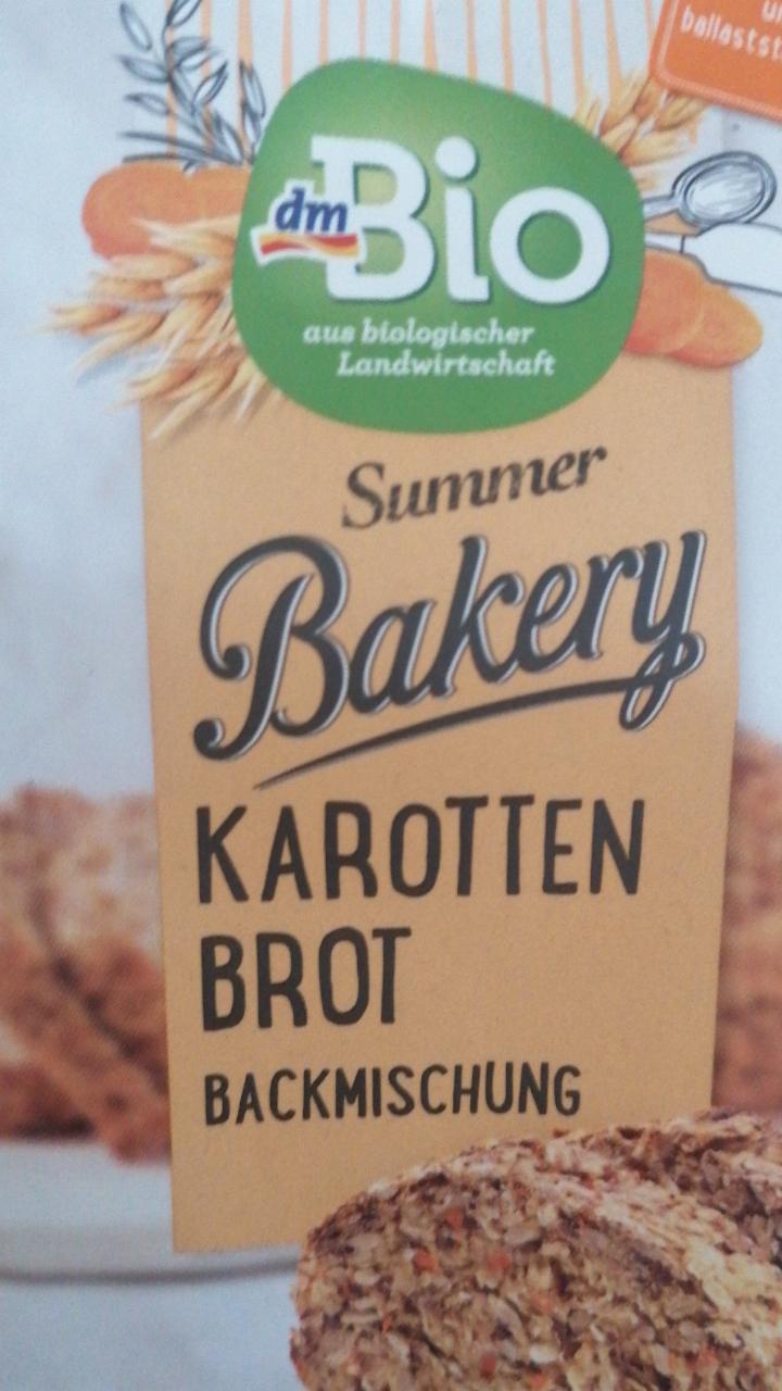 Fotografie - Summer Bakery Karottenbrot Backmischung dmBio