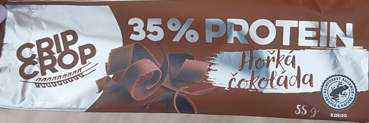 Fotografie - 35% Protein Hořká čokoláda Crip Crop
