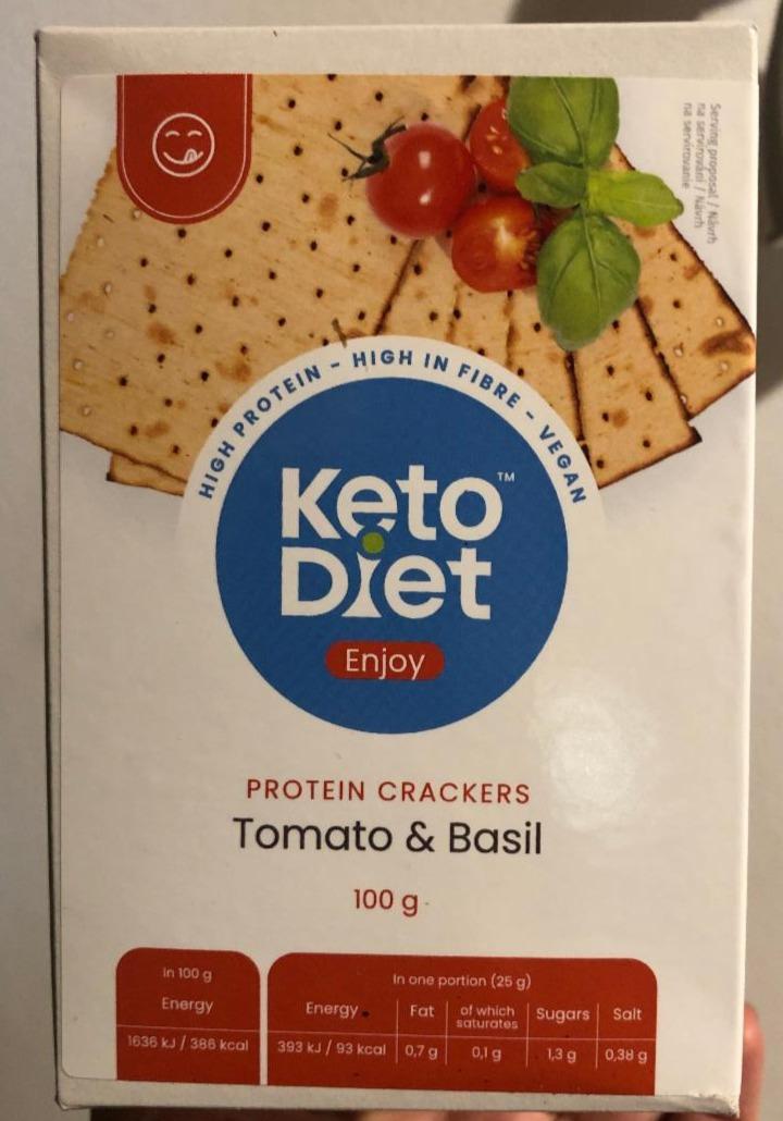 Fotografie - Protein Crackers Tomato & Basil KetoDiet