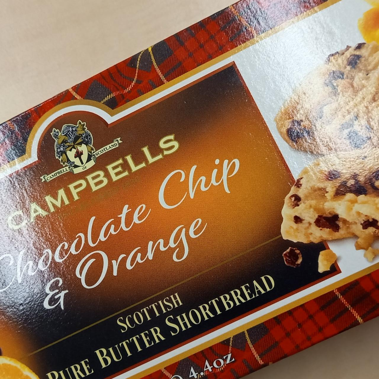 Fotografie - Chocolate Chip & Orange Shortbread Campbells