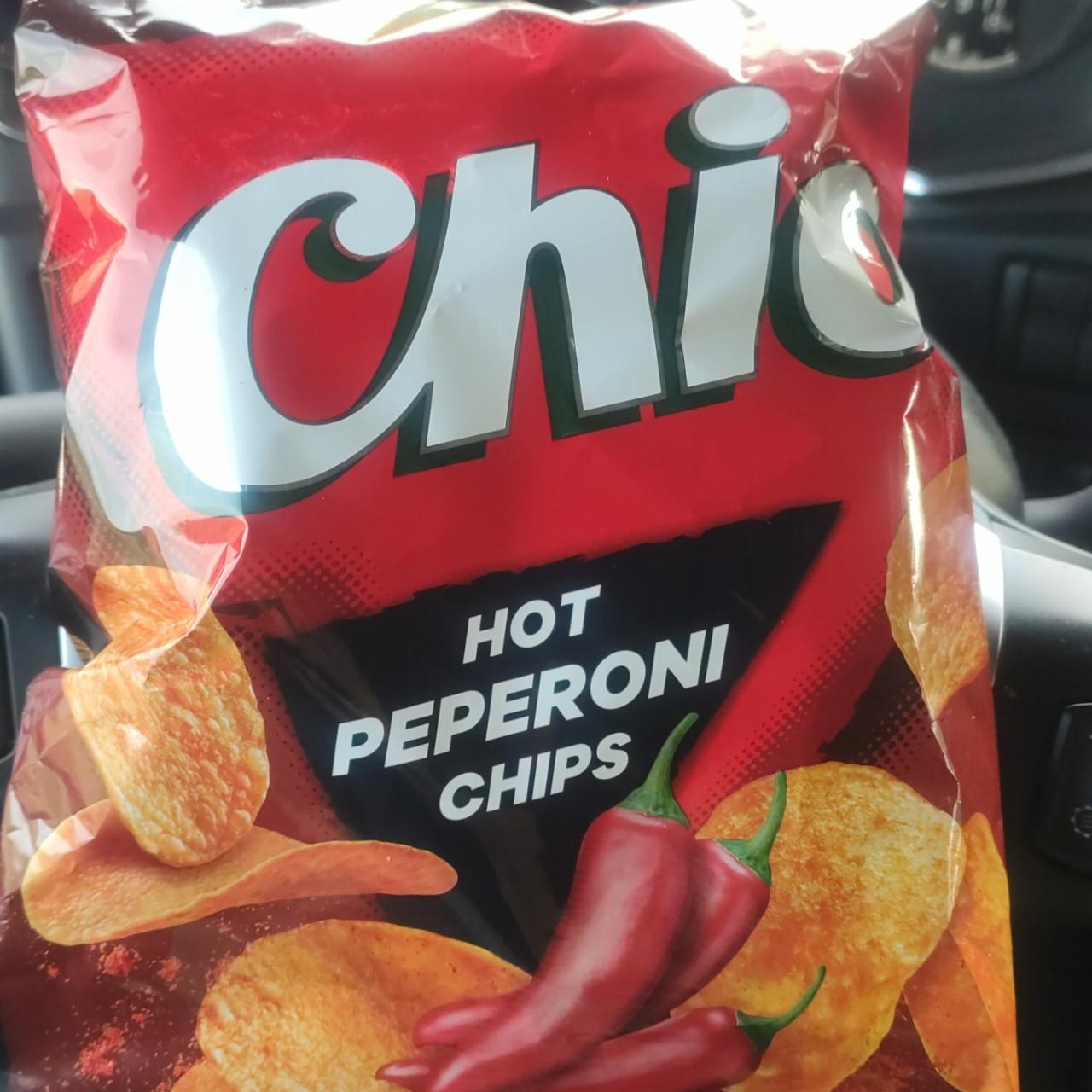 Fotografie - Hot Peperoni Chips Chio