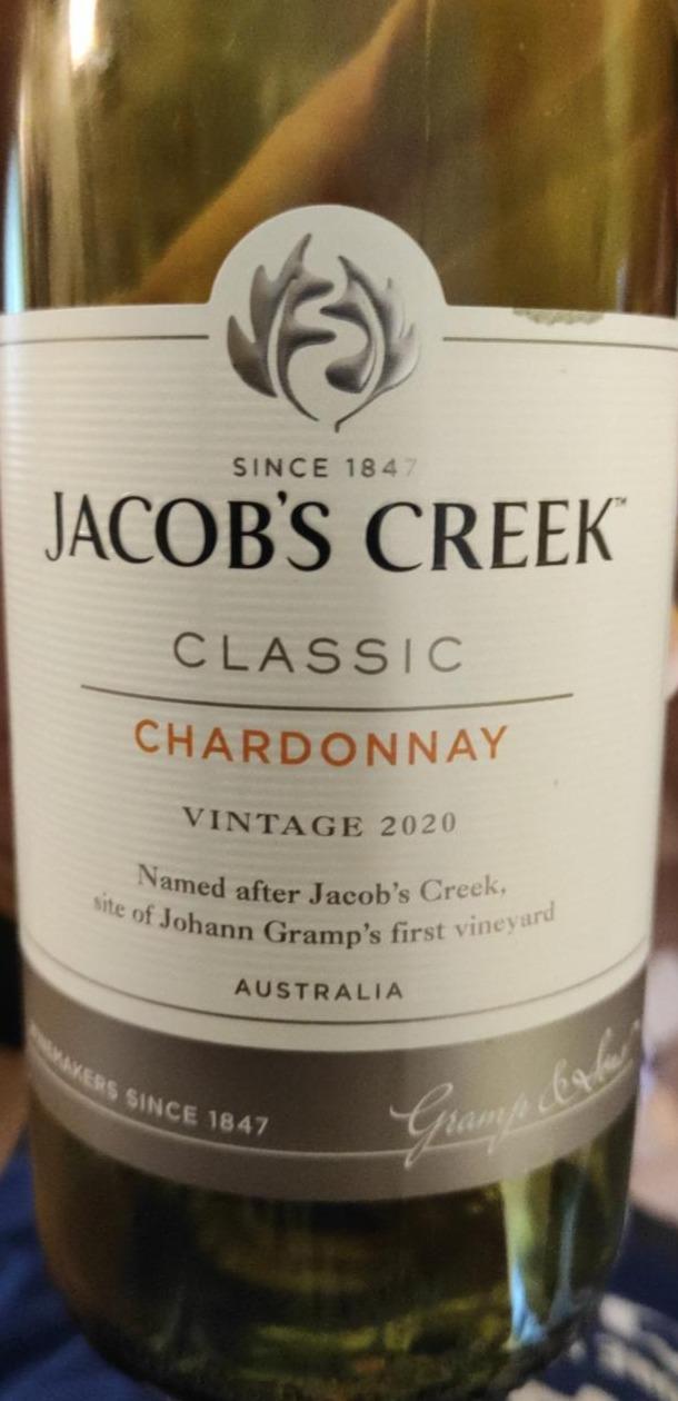 Fotografie - Jacob‘s Creek Classic Chardonnay Vintage 2020