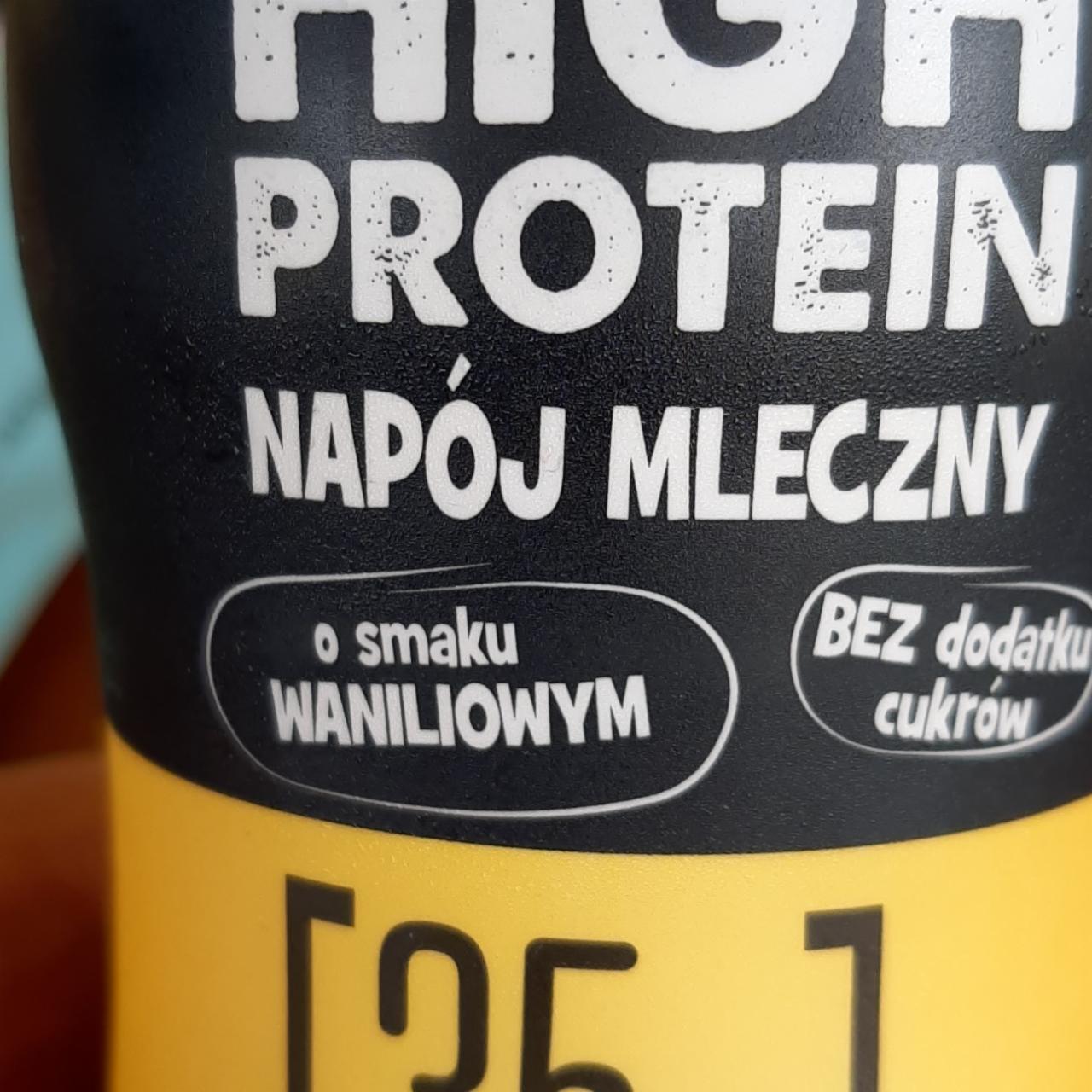 Fotografie - High protein napój mleczny o smaku waniliowym