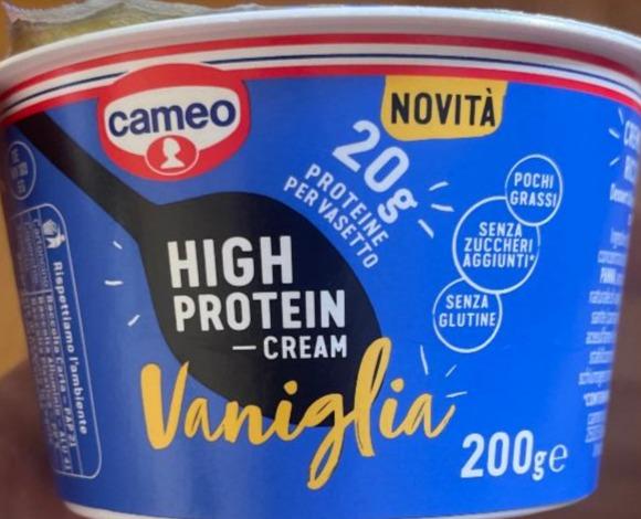 Fotografie - high protein cream vaniglia cameo