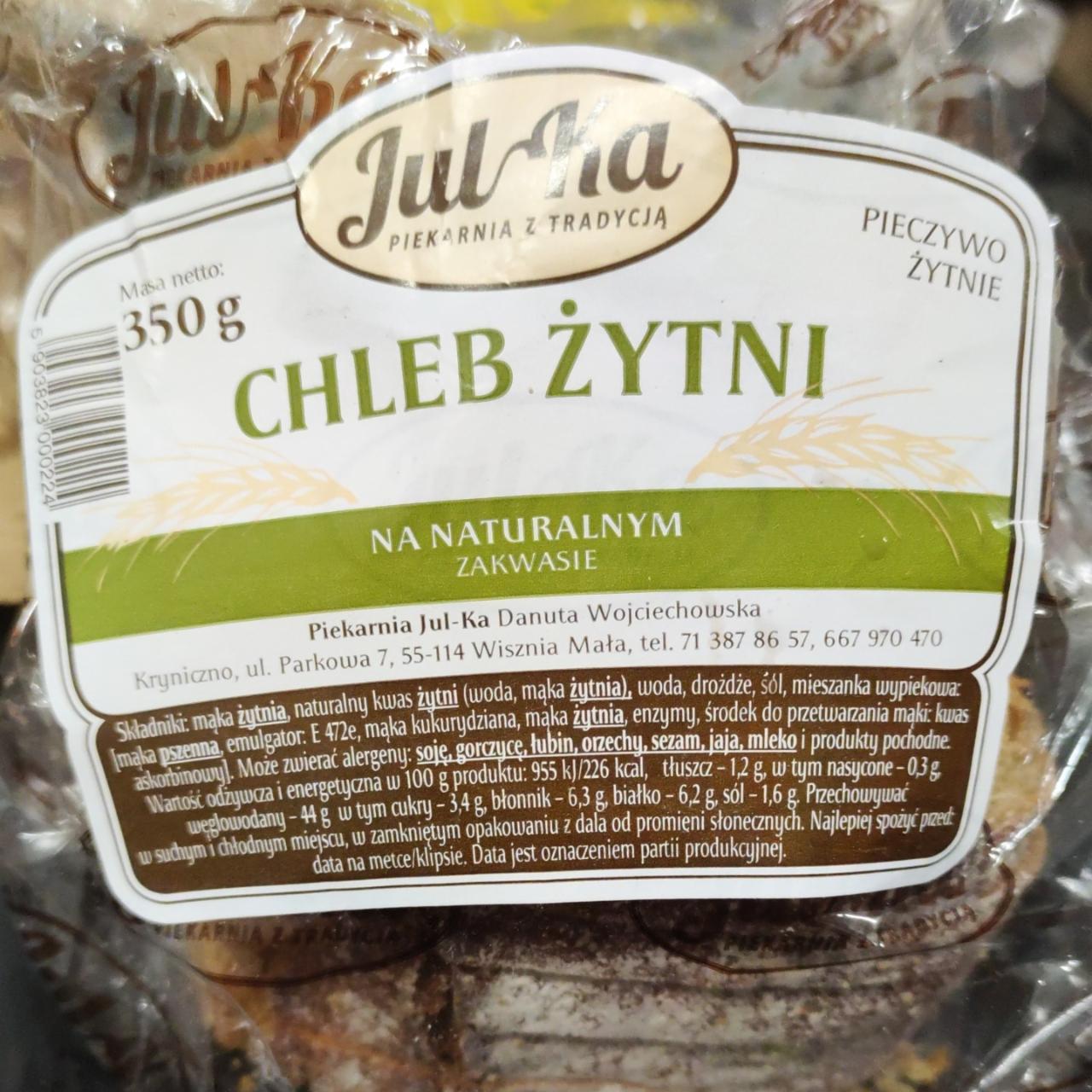 Fotografie - Chleb żytni na naturalnym zakwasie Julka