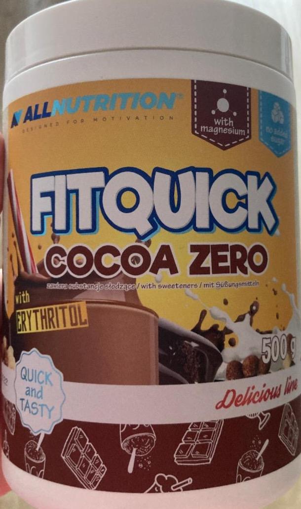 Fotografie - Fitquick Cocoa Zero Allnutrition