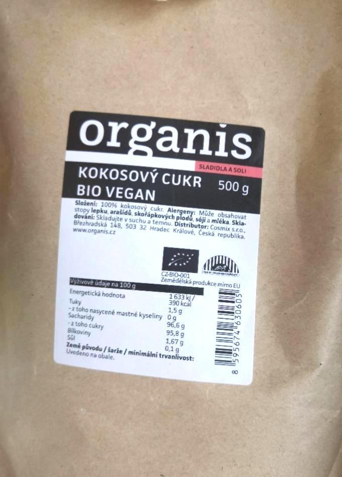 Fotografie - Kokosový cukr bio vegan Organis