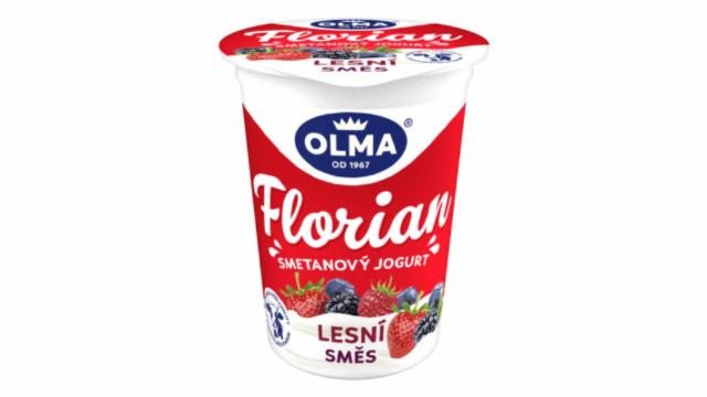 Fotografie - Florian smetanový jogurt Lesní směs Olma