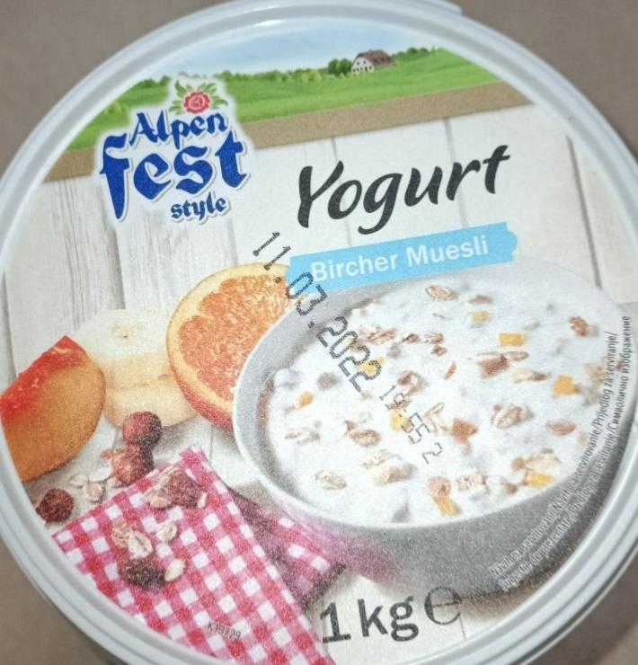 Fotografie - Yogurt Bircher Muesli Alpen fest style