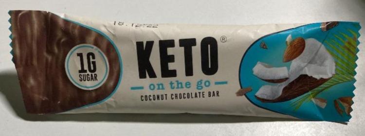 Fotografie - KETO on the go Coconut Chocolate bar