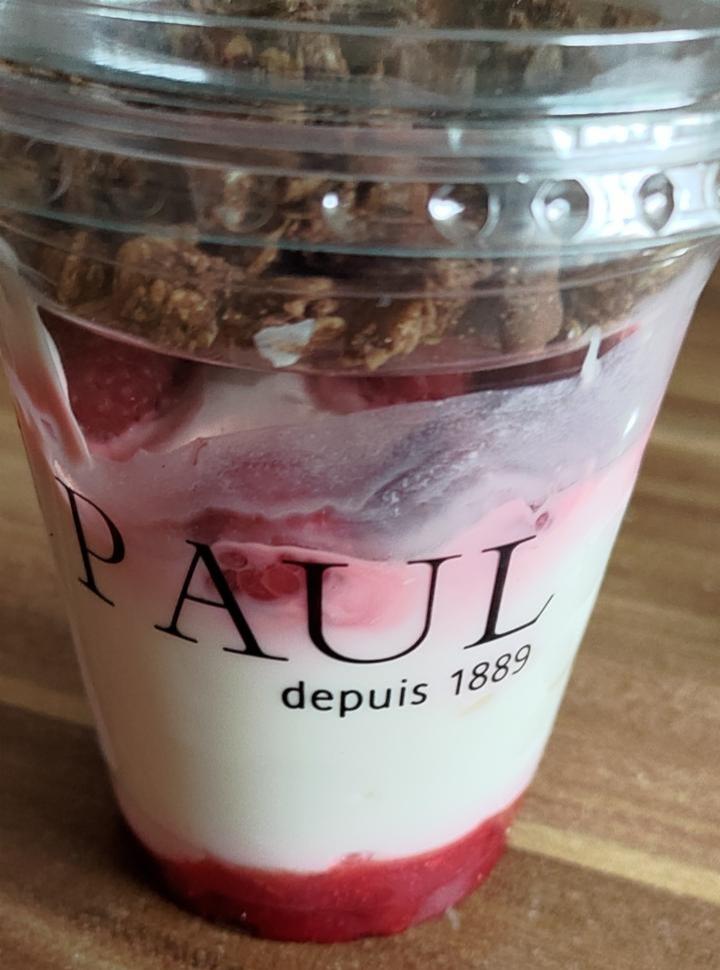 Fotografie - Malinový jogurt s müsli Paul