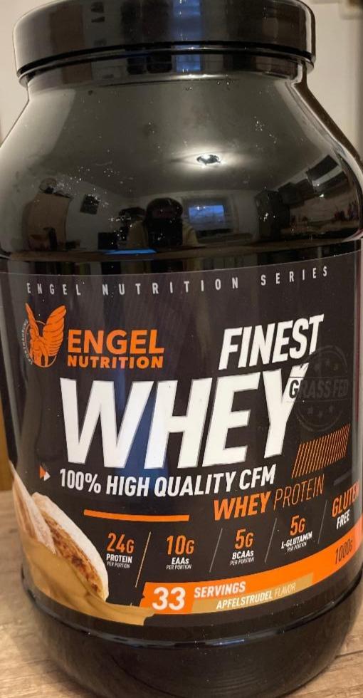 Fotografie - Finest whey protein apfelstrüdel Engel nutrition