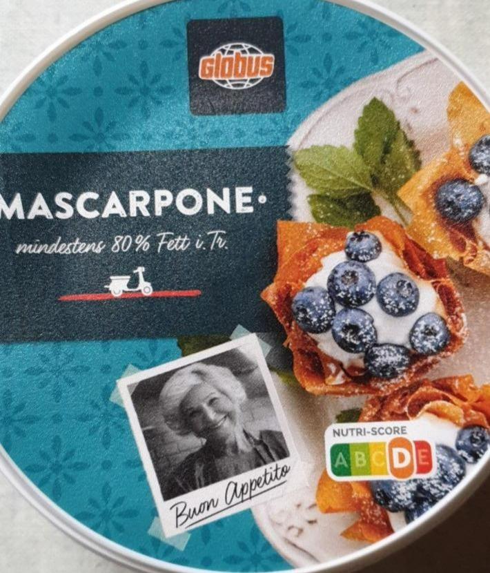 Fotografie - Mascarpone italský čerstvý sýr 80% Globus