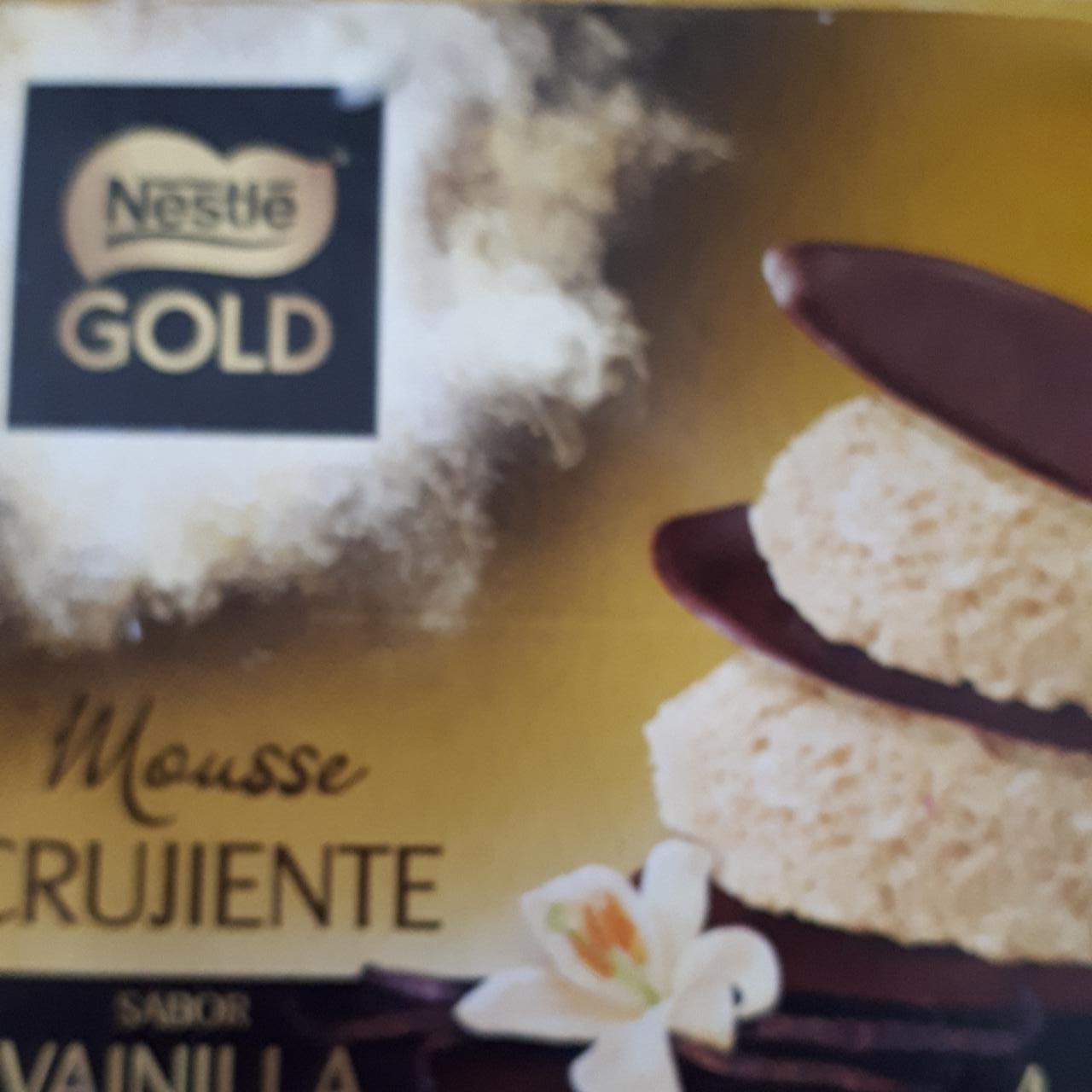 Fotografie - Mousse vanilla Nestle gold