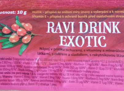 Fotografie - Ravi drink exotic