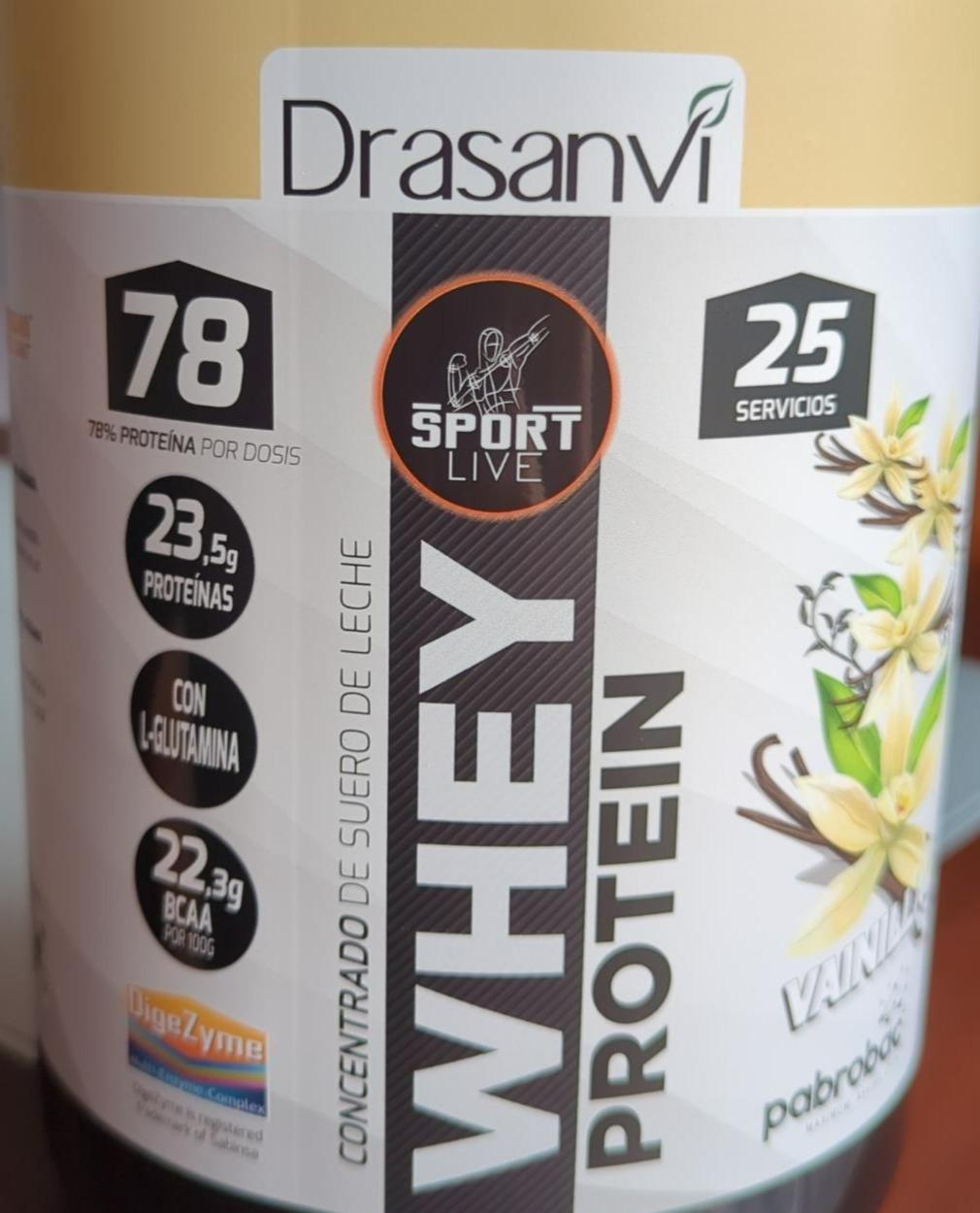 Fotografie - Sport live Whey protein Vanilla Drasanvi