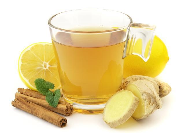 Fotografie - zázvorový čaj s citrónem