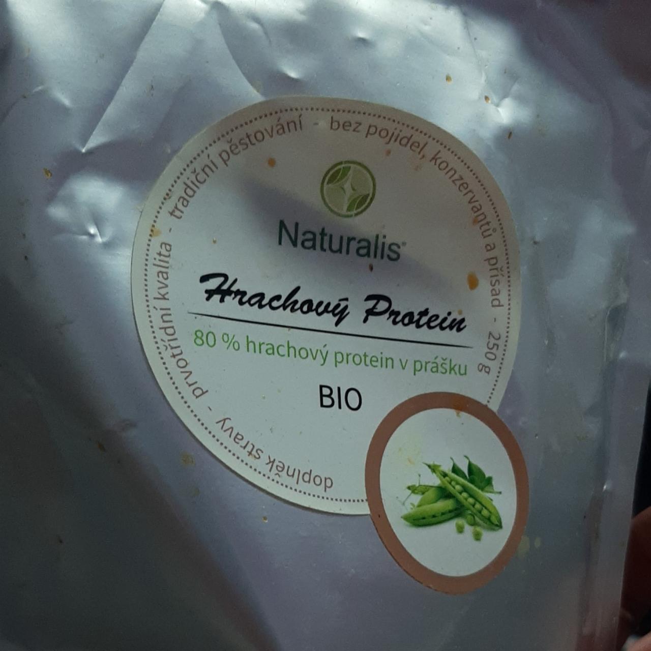 Fotografie - BIO 80% hrachový protein v prášku Naturalis