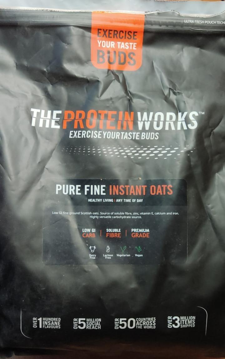 Fotografie - Pure Fine Instant Oats Chocolate Silk The Protein Works