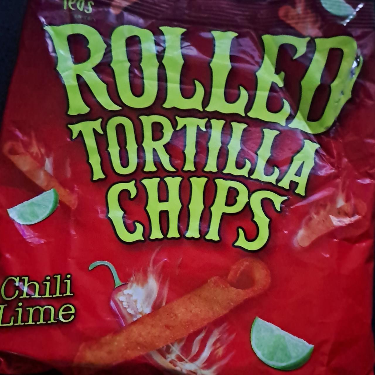 Fotografie - Rolled Tortilla Chips Chili Lime