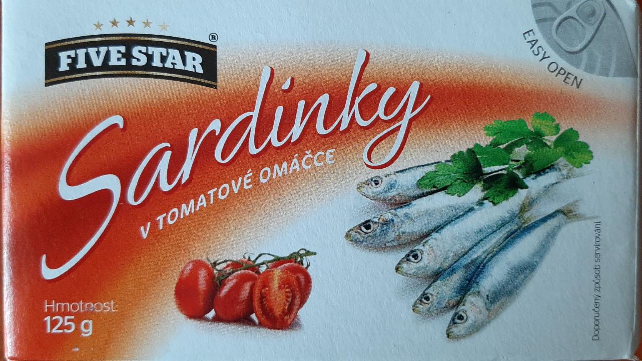 Fotografie - Five Star sardinky v tomatové omáčce