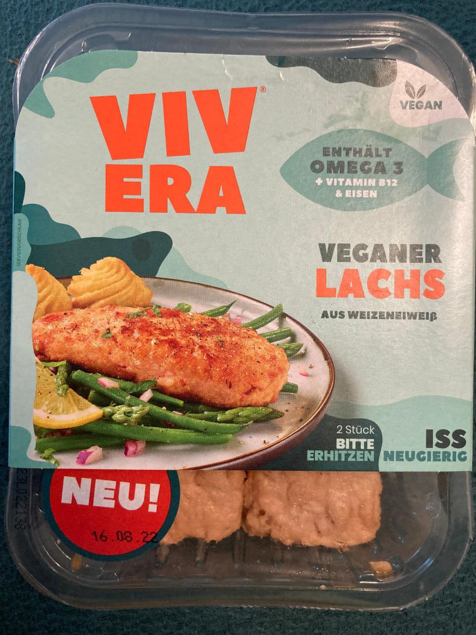 Fotografie - Veganen Lachs aus Weizeneiweiß Vivera