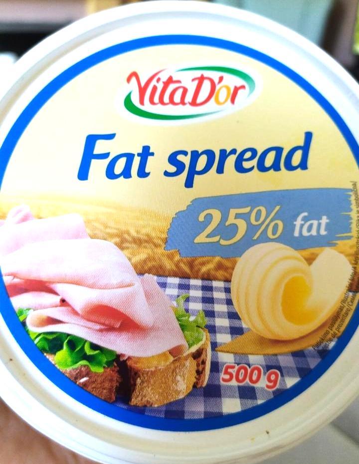Fotografie - Fat spread 25% fat Vita D'or