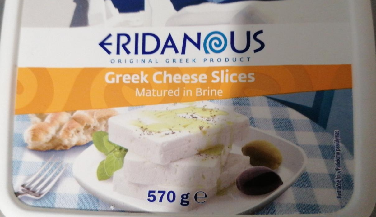 Fotografie - Greek Cheese Slices Eridanous