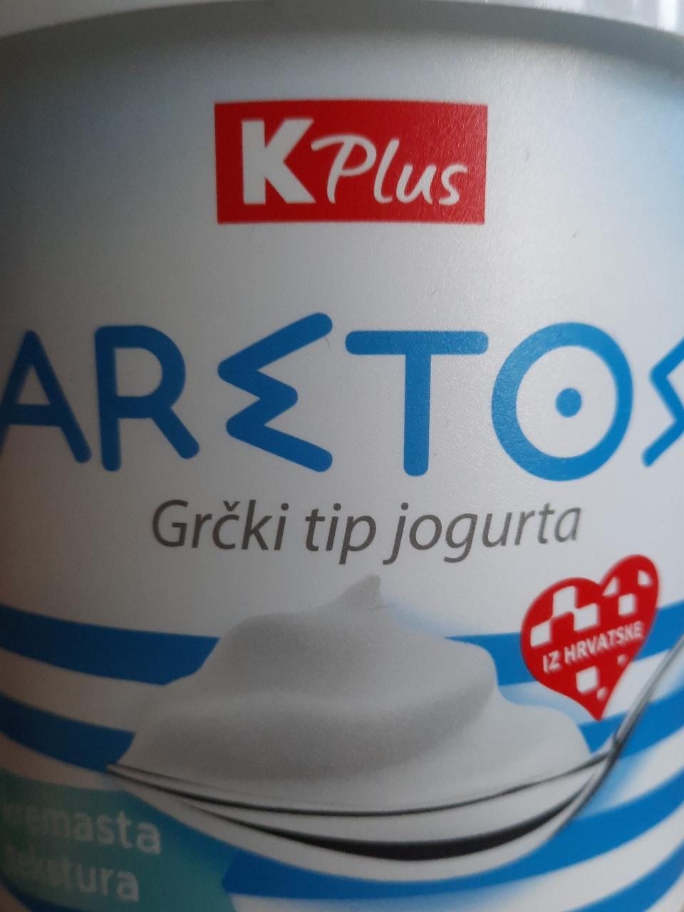Fotografie - Aretos grčki tip jogurta (řecký jogurt) KPlus