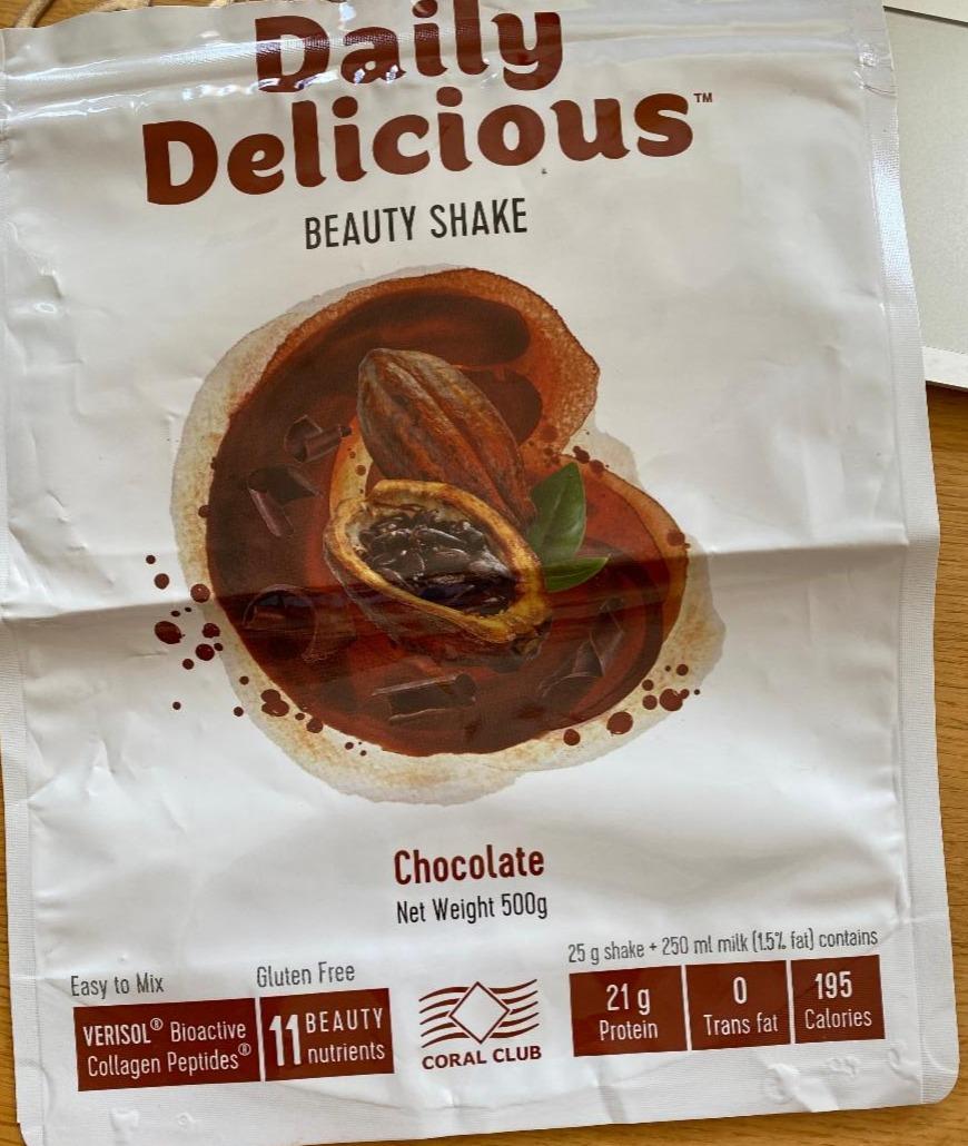 Fotografie - Beauty Shake chocolate Daily Delicious