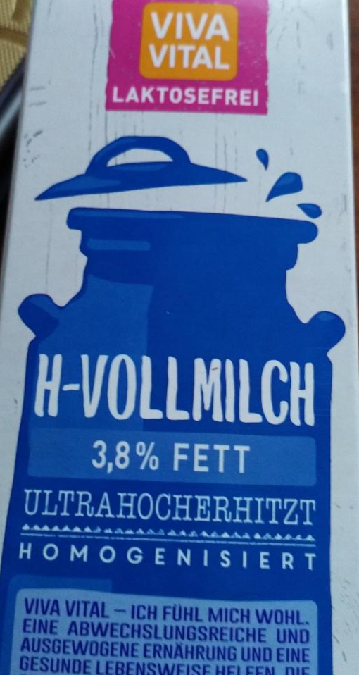 Fotografie - Viva vital mléko Německo 3,8% bez laktózy