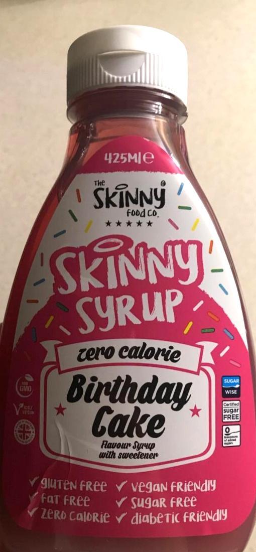 Fotografie - Skinny syrup zero calorie birthday cake The Skinny Food Co