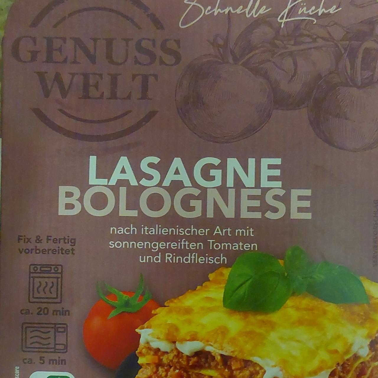 Fotografie - Lasagne bolognese Genuss Welt