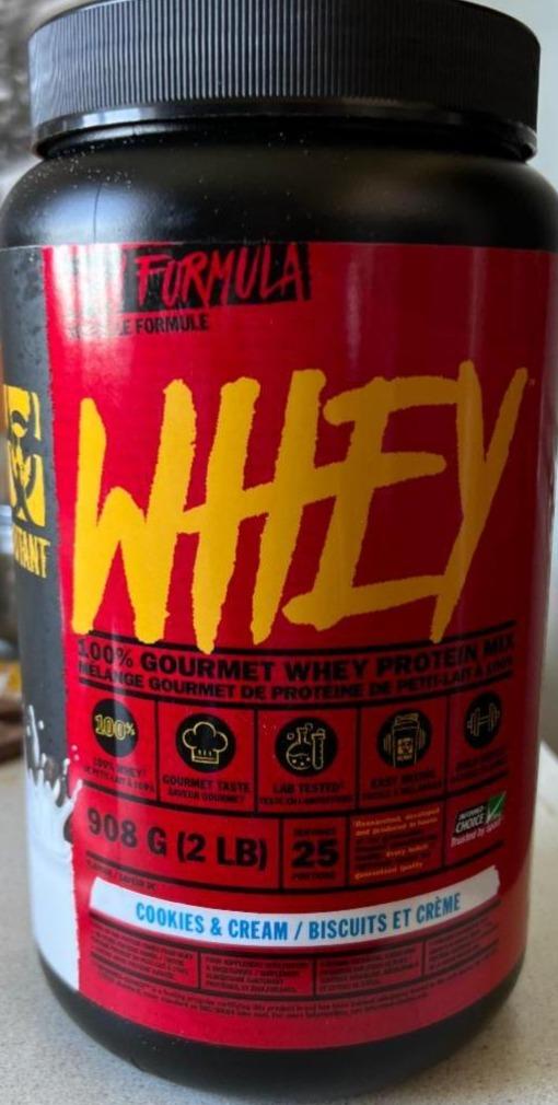 Fotografie - Mutant core series whey protein cookies and cream