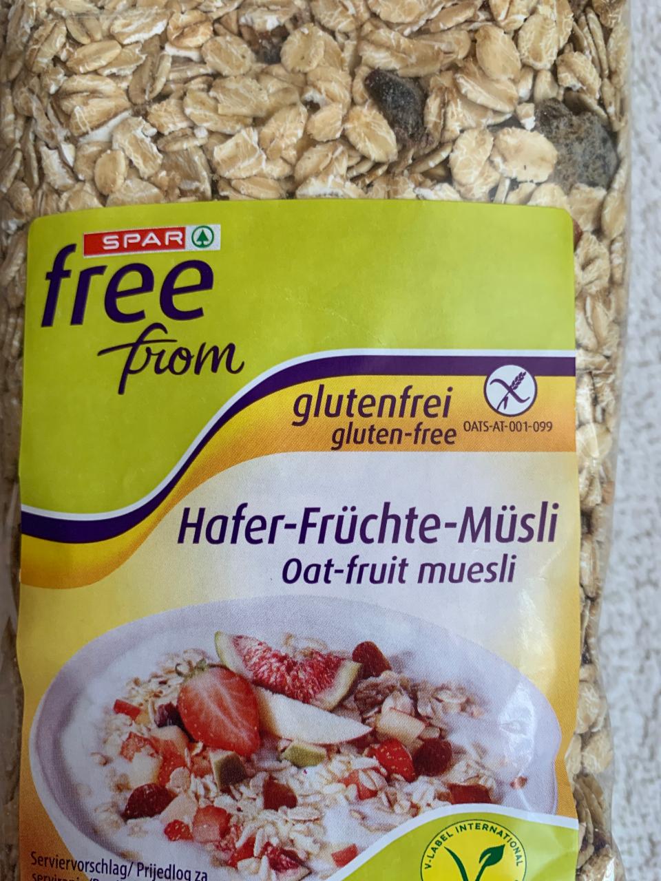 Fotografie - Hafer-Früchte-Müsli glutenfrei Spar free from