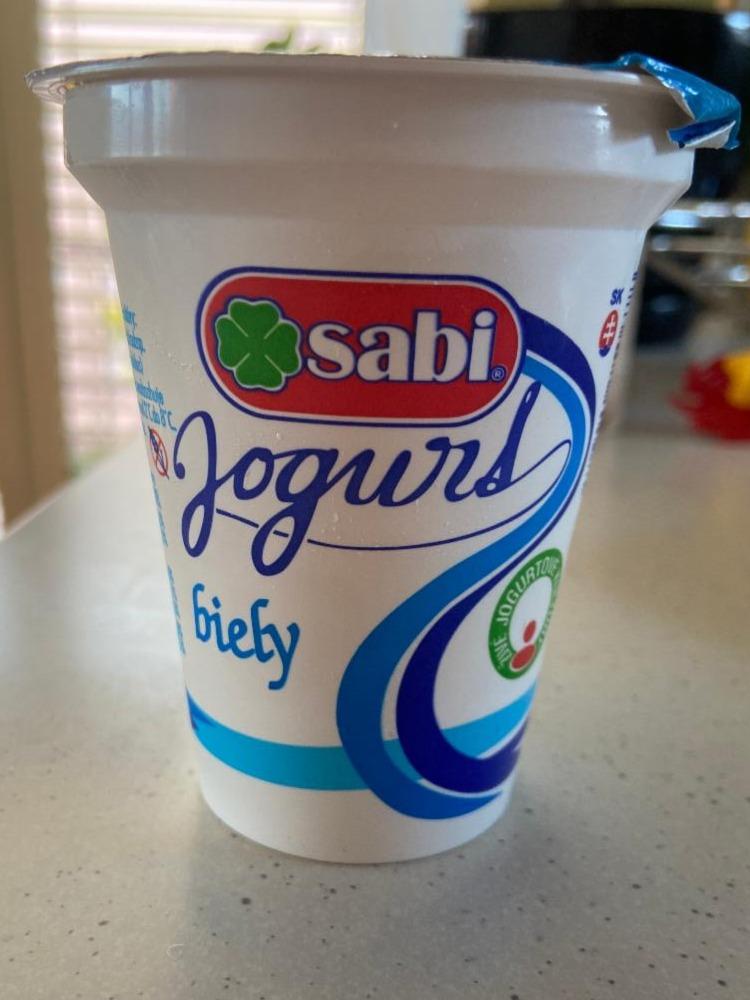 Fotografie - jogurt bílý 9% tuku Sabi