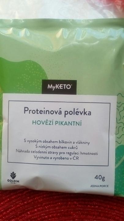 Fotografie - Proteinová polévka hovězí pikantní - MyKETO