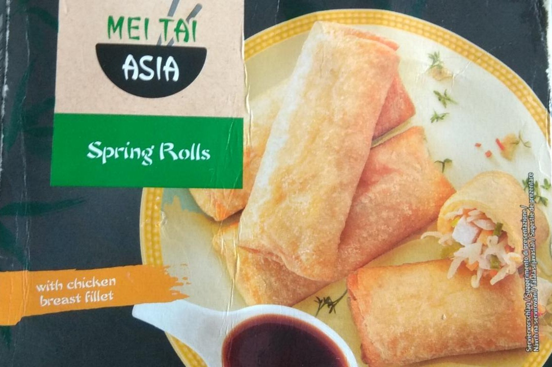 Fotografie - Spring Rolls with chicken breast fillet Mei Tai Asia