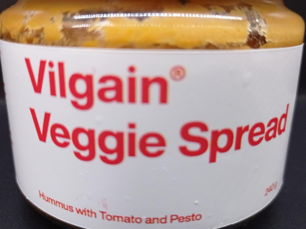 Fotografie - Vilgain Veggie Spread Hummus with Tomato and Pesto